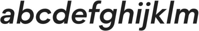 Protofo SemiBold Italic otf (600) Font LOWERCASE