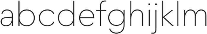 Protofo Thin otf (100) Font LOWERCASE