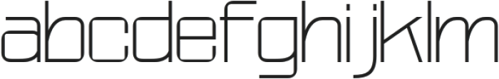 Protura Thin otf (100) Font LOWERCASE