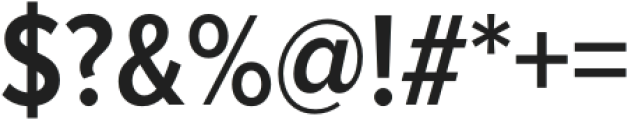 Proxima Nova Condensed Semibold otf (600) Font OTHER CHARS