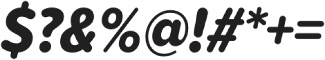 Proxima Soft Condensed Extrabold Italic otf (700) Font OTHER CHARS