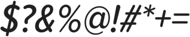 Proxima Soft Condensed Medium Italic otf (500) Font OTHER CHARS