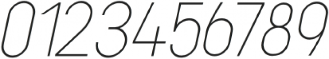 Proximity Light_Italic otf (300) Font OTHER CHARS