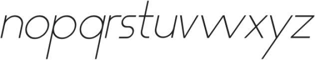 Proximity Light_Italic otf (300) Font LOWERCASE