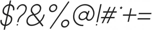 Proximity Regular_Italic otf (400) Font OTHER CHARS