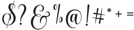 pretty heart script Regular otf (400) Font OTHER CHARS