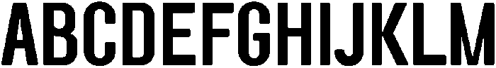 proxyn Regular otf (400) Font UPPERCASE