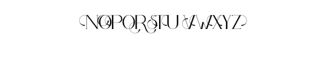 PREVIEW OZELLA-07 Font UPPERCASE