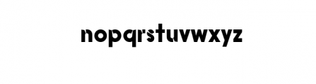 Prabu.otf Font LOWERCASE