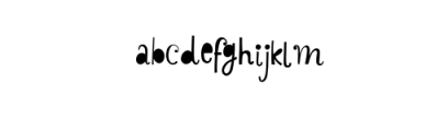 Prancing-Regular.otf Font LOWERCASE