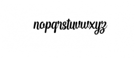 Premier Script.otf Font LOWERCASE