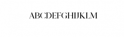 Prestige Signature Serif.otf Font UPPERCASE