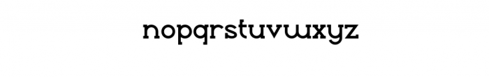 Pristine Slab Sharp.otf Font LOWERCASE