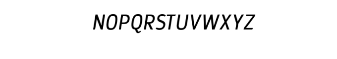 Prox-Italic.otf Font UPPERCASE