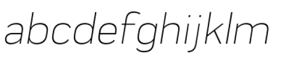 Praktika Light Italic Font LOWERCASE