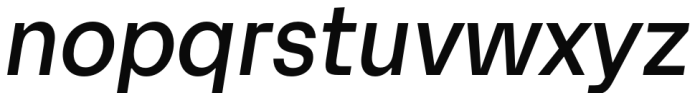 Premis Regular Italic Font LOWERCASE