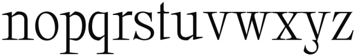 Prestigea Regular Font LOWERCASE