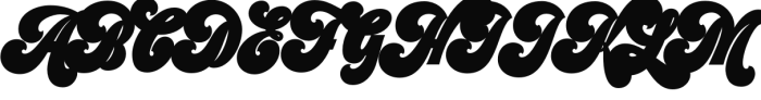 Preta Regular Font UPPERCASE