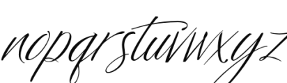 Profiterole Font LOWERCASE