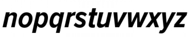 Proxima Nova Condensed Bold Italic Font LOWERCASE