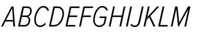 Proxima Nova Condensed Light Italic Font UPPERCASE