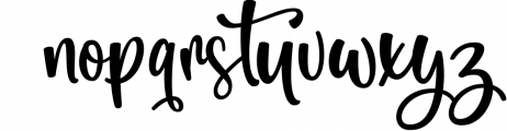 Prajurit Snowman - Lovely Script Font with Extras Font LOWERCASE