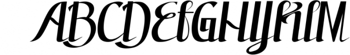 Prastika Script Typeface Font UPPERCASE