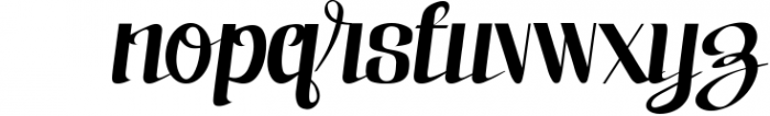 Prastika Script Typeface Font LOWERCASE