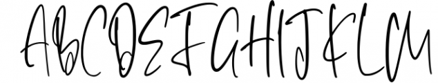 Prentiss - Handwritten Font Font UPPERCASE