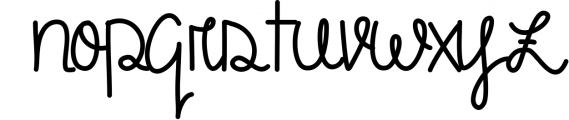 Pretty Ladybird Font LOWERCASE