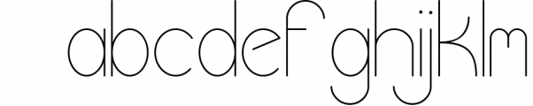 ProFuturic Typeface 1 Font LOWERCASE