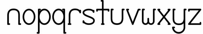 ProFuturic Typeface 2 Font LOWERCASE