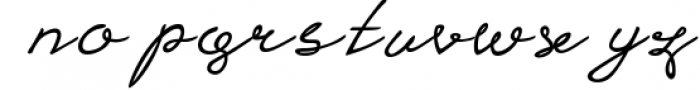 Proudly Signature Script Font LOWERCASE
