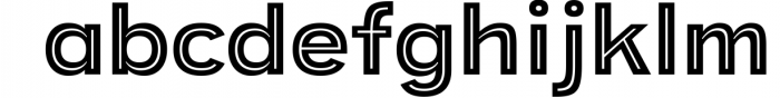 Provoke Trendy Inline Typeface 1 Font LOWERCASE