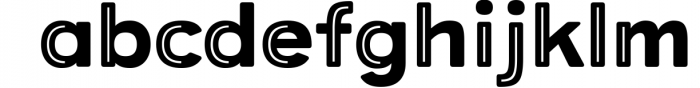 Provoke Trendy Inline Webfont 2 Font LOWERCASE