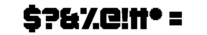 PR Confidential Font OTHER CHARS