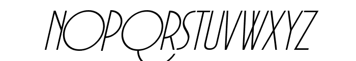 P?RTO Italic Font UPPERCASE