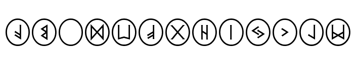 PR_Runestones_2 Font LOWERCASE