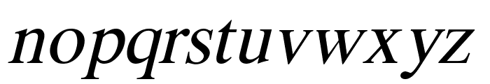 Pravda Italic Font LOWERCASE