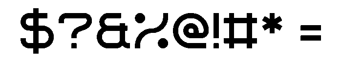 Precariart Font OTHER CHARS