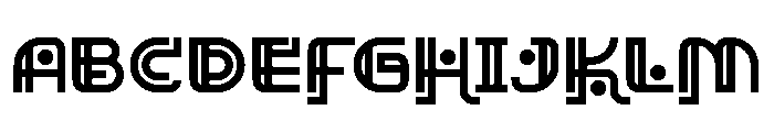 Precariart Font UPPERCASE