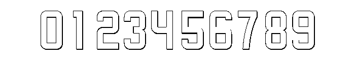 Precedence 3D Extravagant Regular Font OTHER CHARS