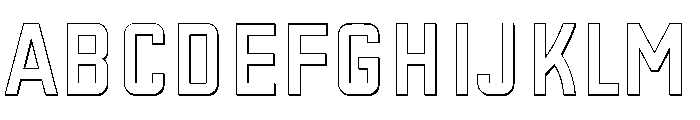 Precedence 3D Extravagant Regular Font UPPERCASE