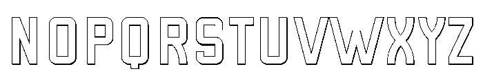 Precedence 3D Extravagant Regular Font UPPERCASE