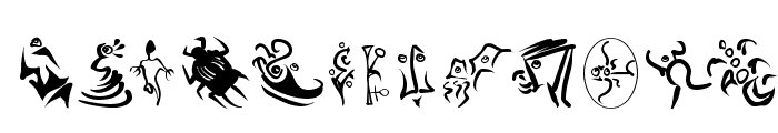 PrehistFantasies Font LOWERCASE
