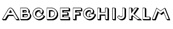 Premiere Regular Font UPPERCASE