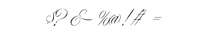 PremierreMarsiella-Script Font OTHER CHARS