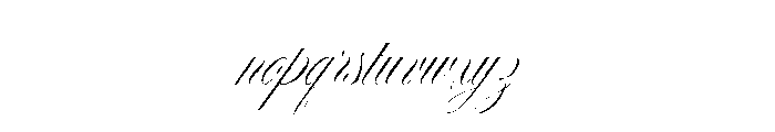 PremierreMarsiella-Script Font LOWERCASE