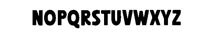 Preschool Font LOWERCASE