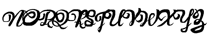 Prescribe Font UPPERCASE